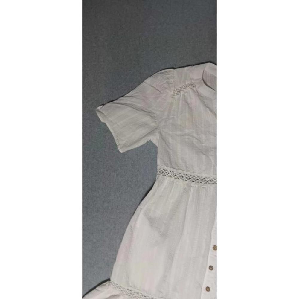 Knox Rose Button Up Sundress Womens Size Small White Lace Cottagecore Boho... - Picture 4 of 12